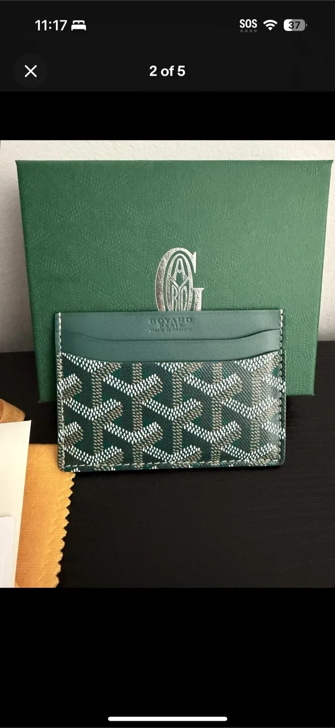 Goyard Saint-Pierre Grey Card Holder Wallet image indicator(2)