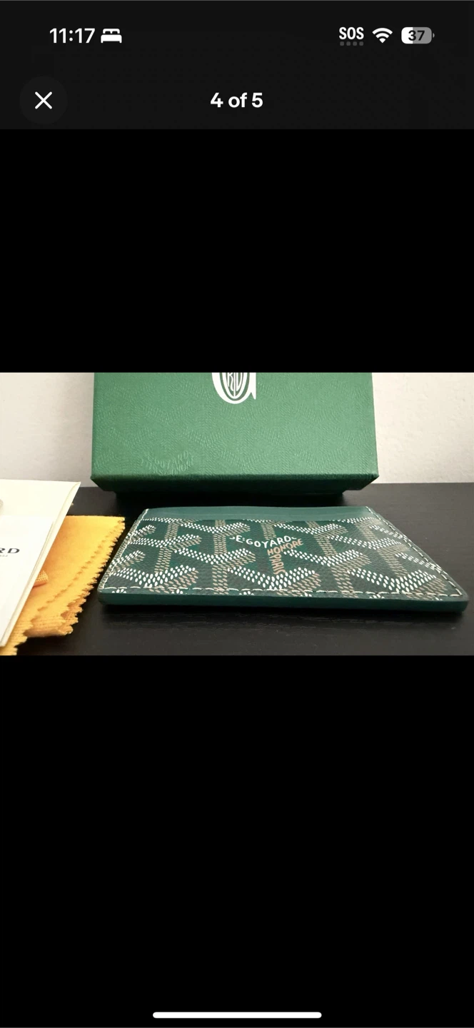 Goyard Saint-Pierre Grey Card Holder Wallet - photo 3