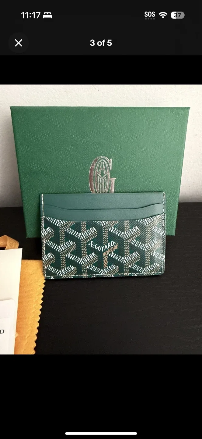 Goyard Saint-Pierre Grey Card Holder Wallet image indicator(4)