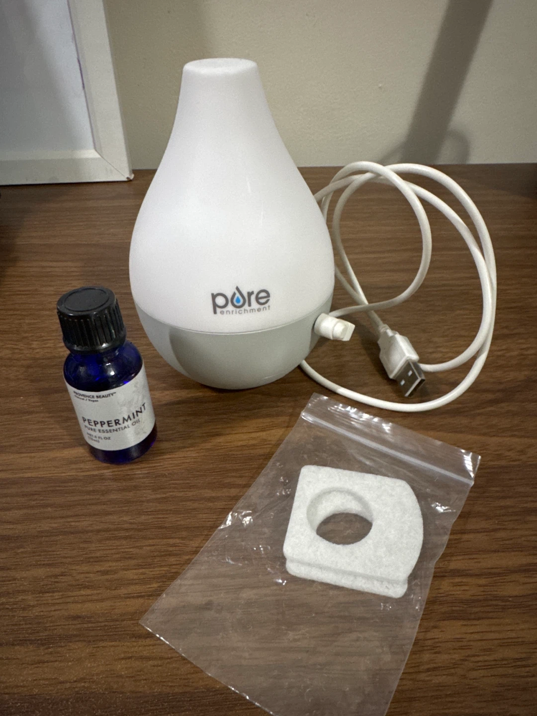 Pure Enrichment Diffuser with Peppermint Oil 🥕