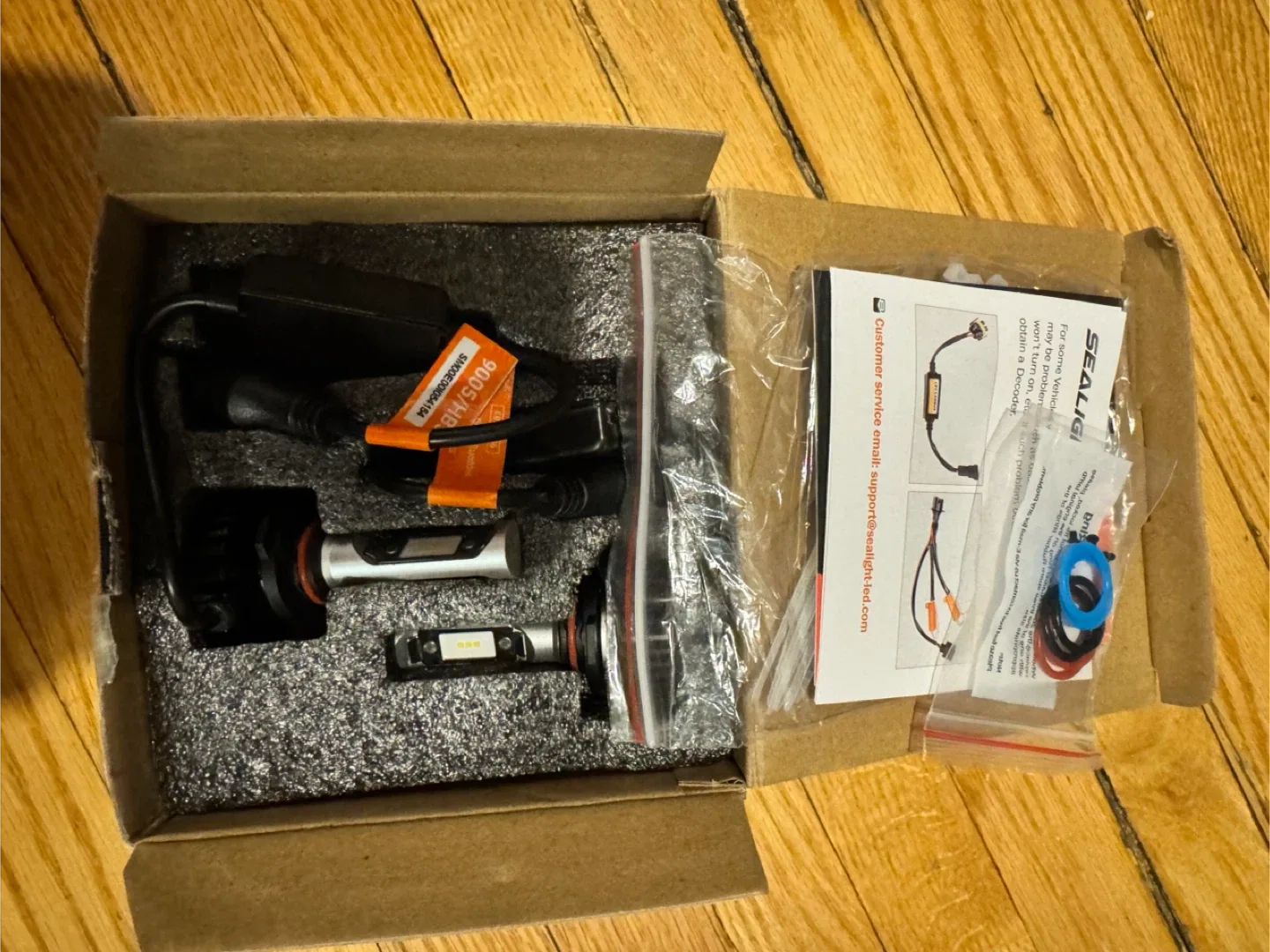 SEALIGHT X1 H1 LED Headlight Bulbs - New in Box thumbnail