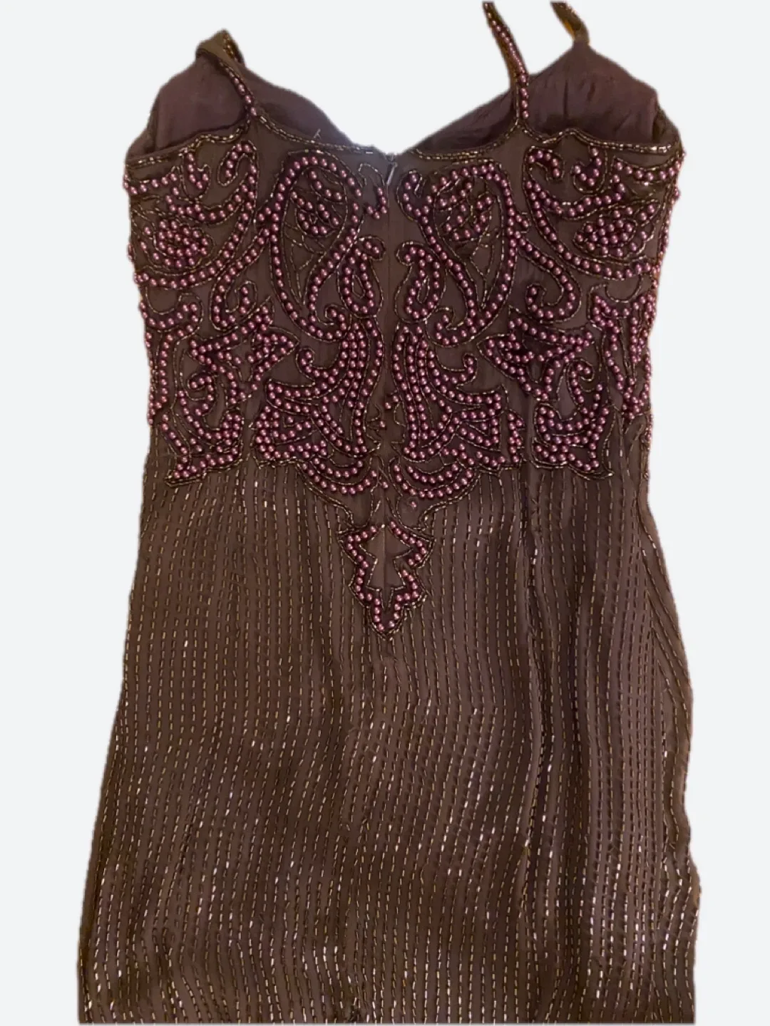 Moving!!! Party EDIT!!! Vintage Beaded Cocktail Dress 6/8 image indicator(3)