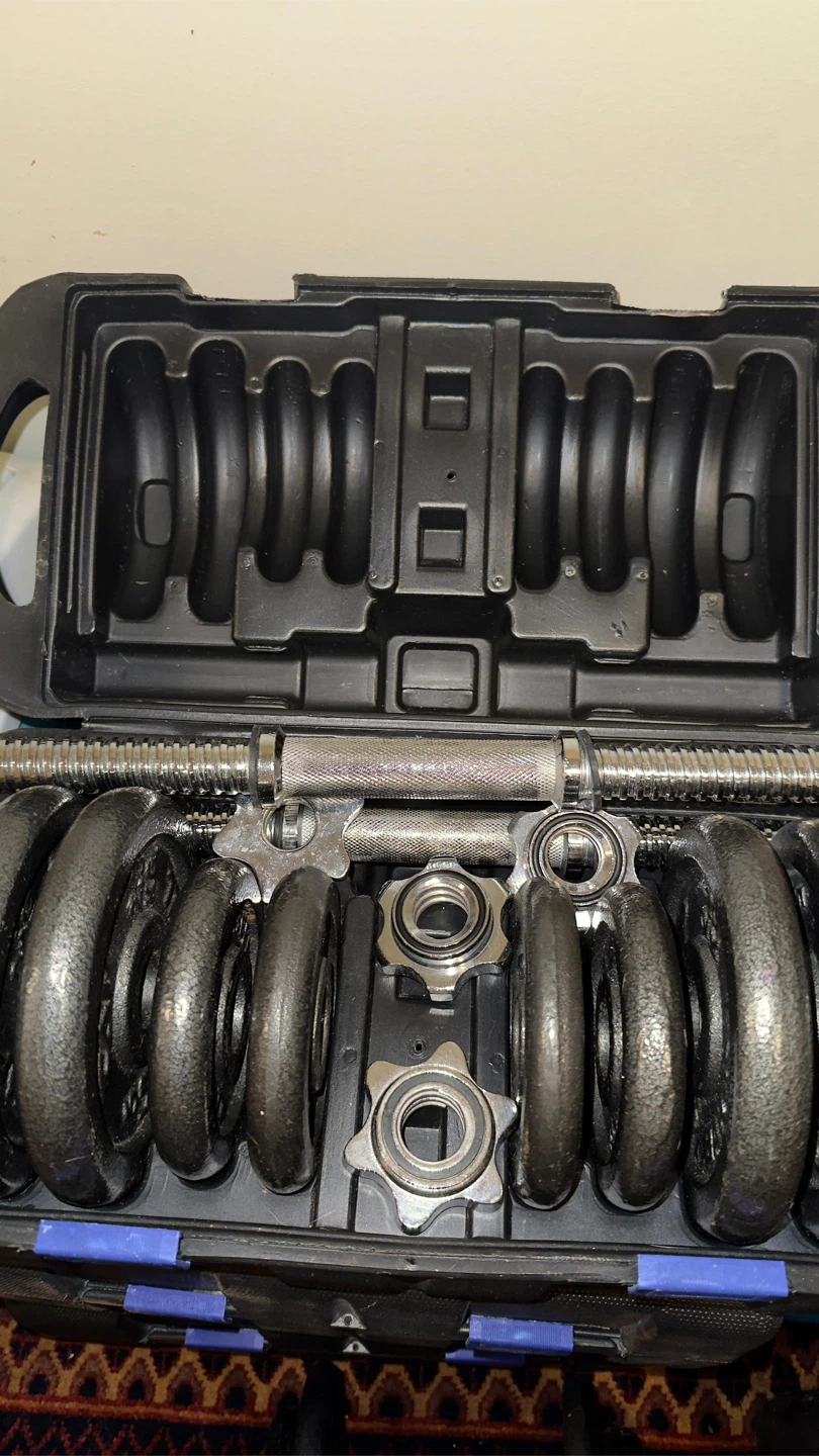 Dumbbell Set with Case