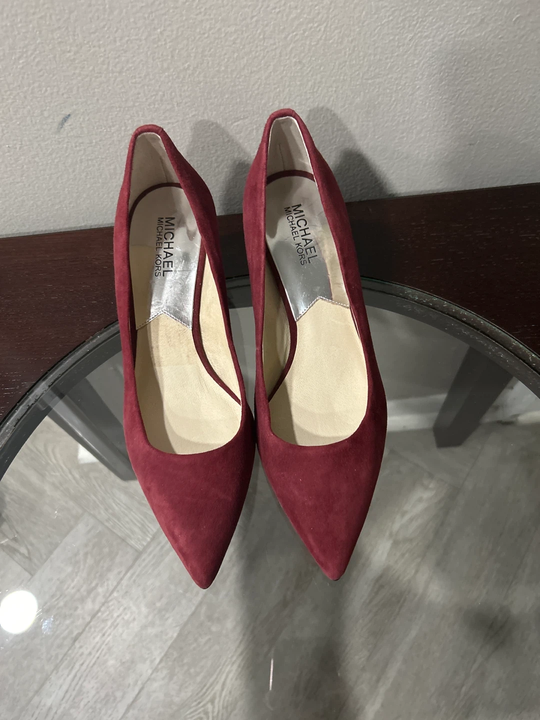 Brand New Michael Kors suede shoes size 81/2