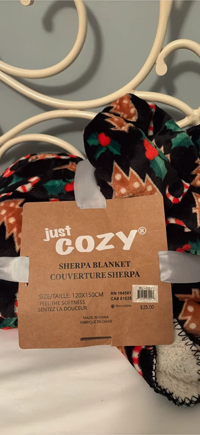 Just Cozy Sherpa Blanket 120x150cm thumbnail