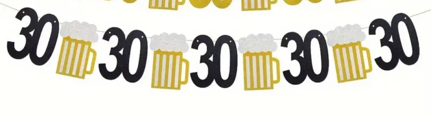 30th Birthday Decor Beer Themed - photo 5