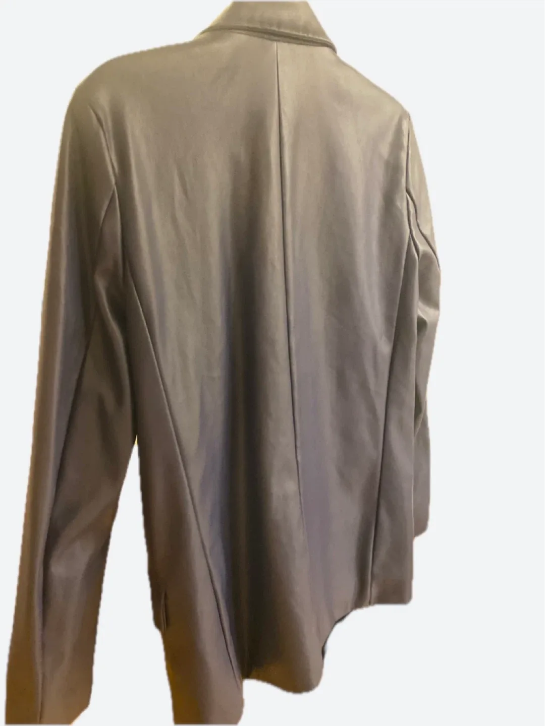 Forever 21 Faux Leather Blazer - Size S image indicator(4)