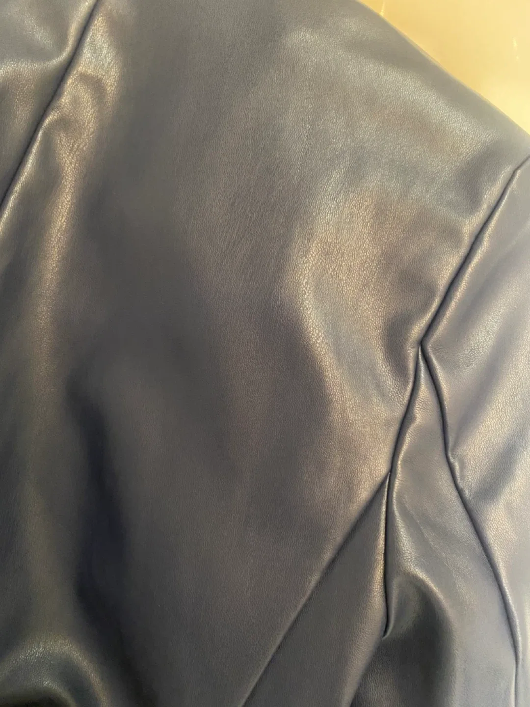 Forever 21 Faux Leather Blazer - Size S image indicator(5)