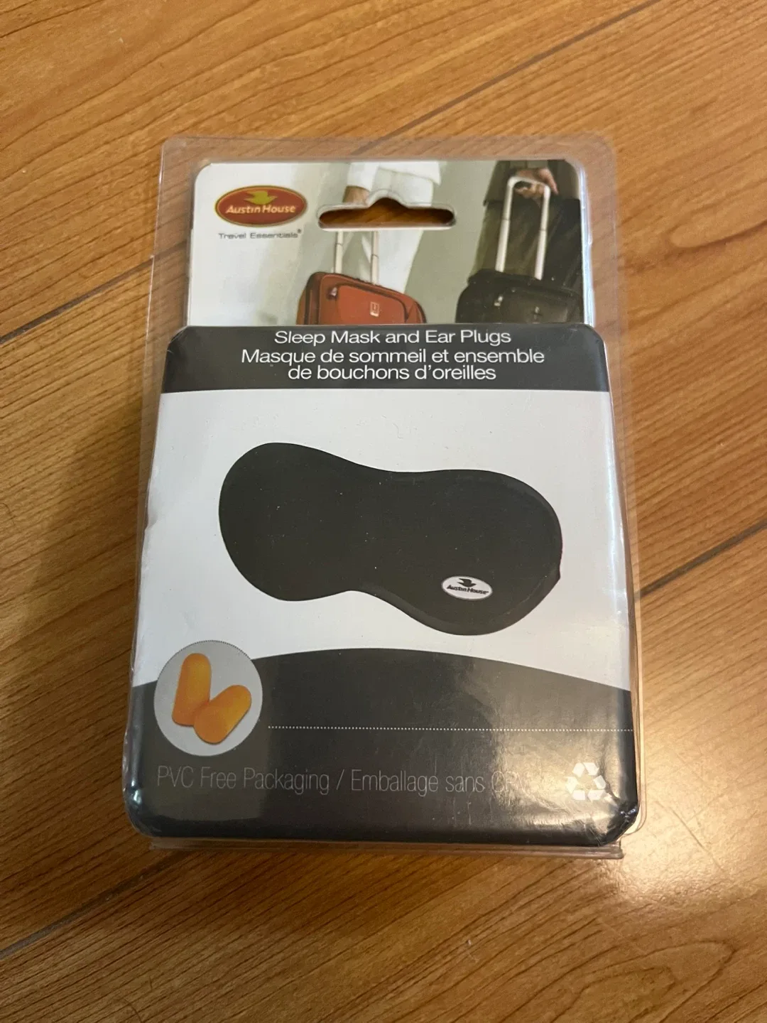 Austin House Sleep Mask & Ear Plugs Set - New thumbnail