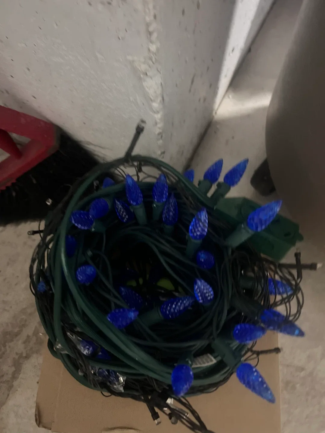 Blue C6 LED Christmas Lights - 2 sets🥕 image indicator(3)
