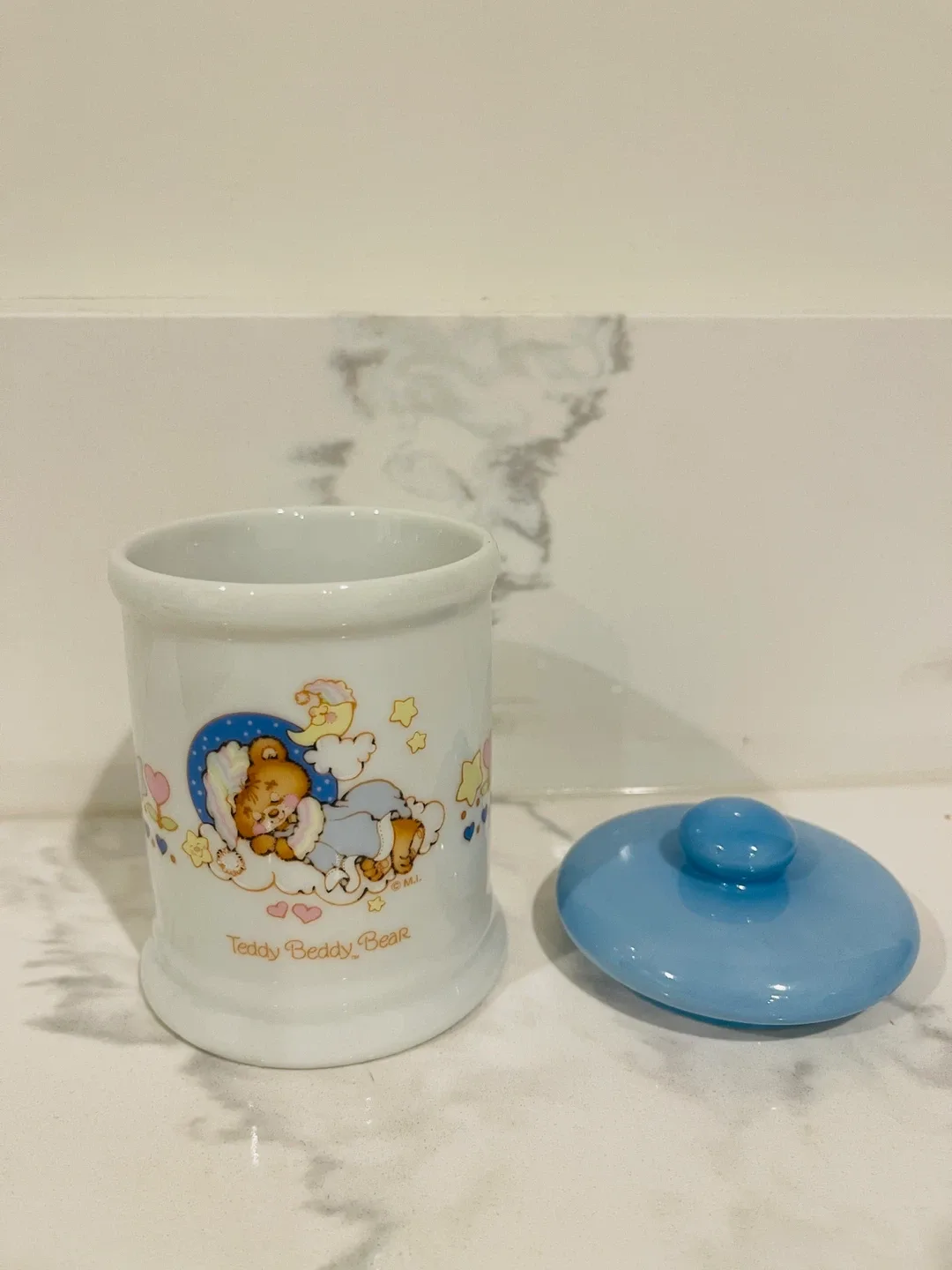 Vintage Teddy Beddy Bear Jar with Lid image indicator(2)