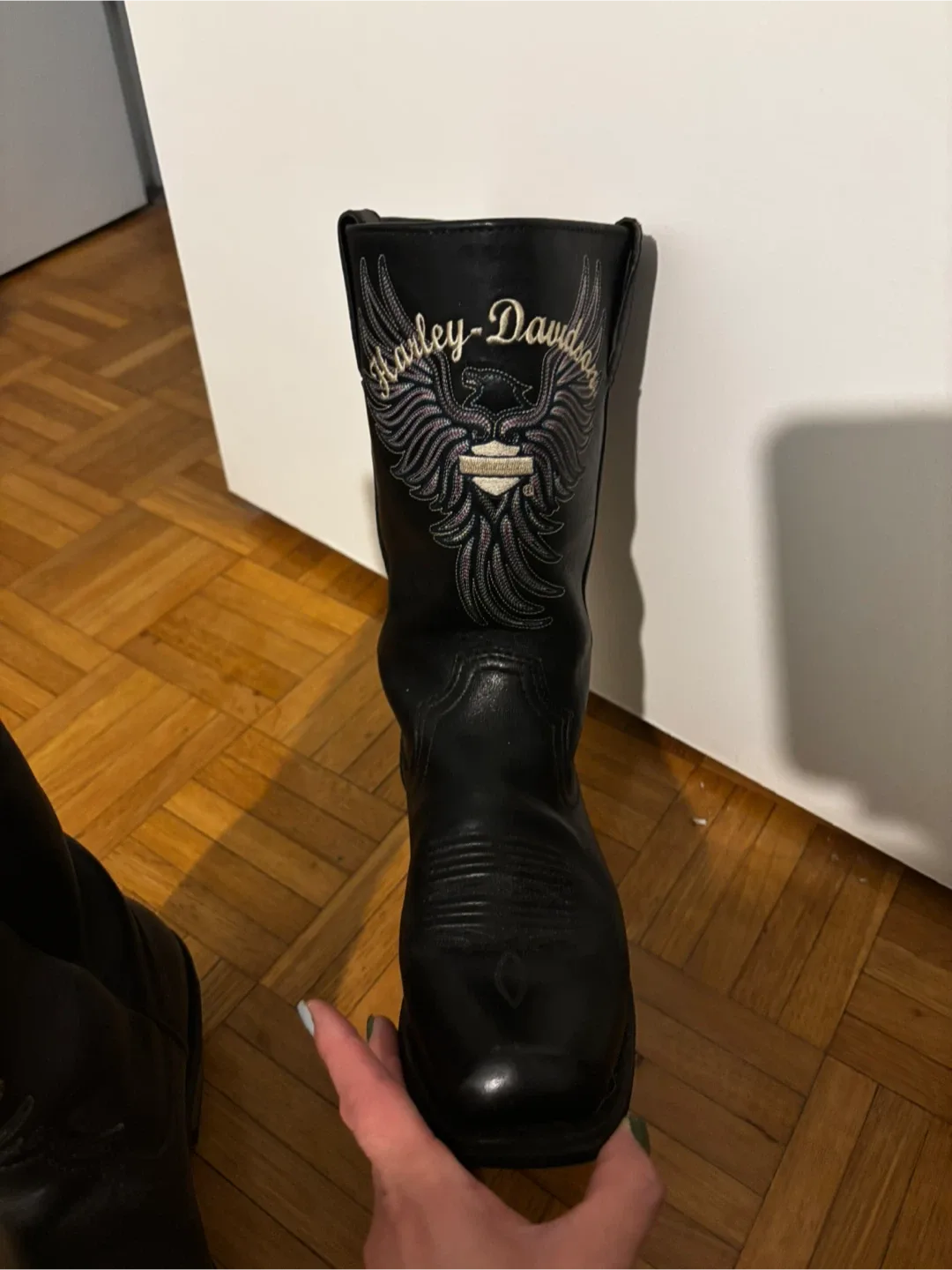 Harley-Davidson Black Leather Boots image indicator(2)