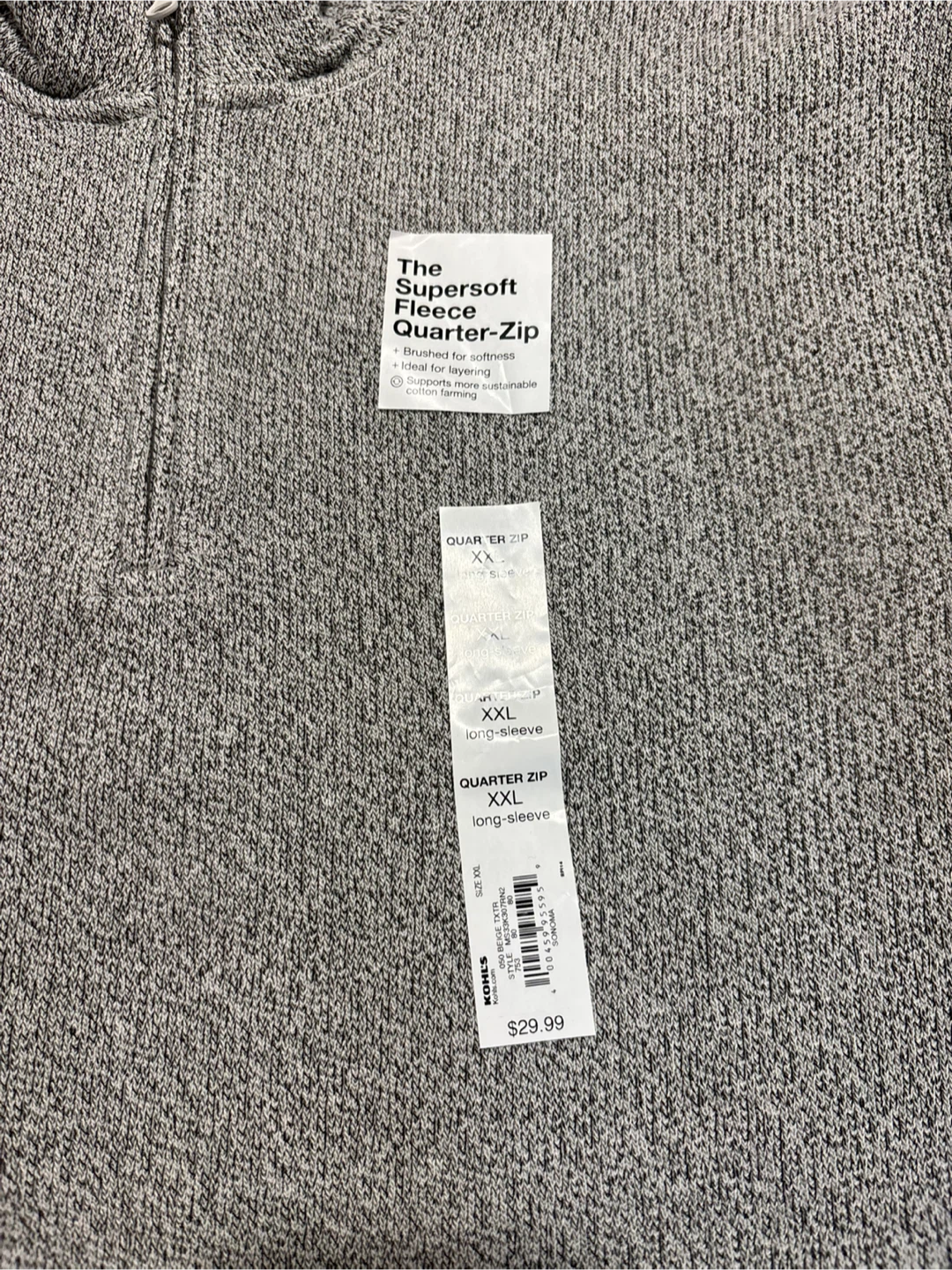 New Sonoma XXL Quarter-Zip Fleece - photo 2