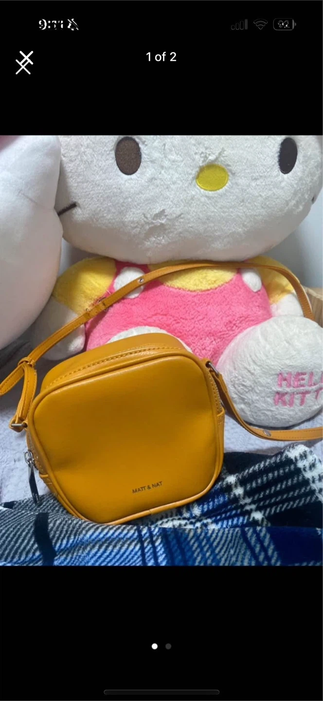 Matt & Nat Crossbody Bag - Mustard Yellow