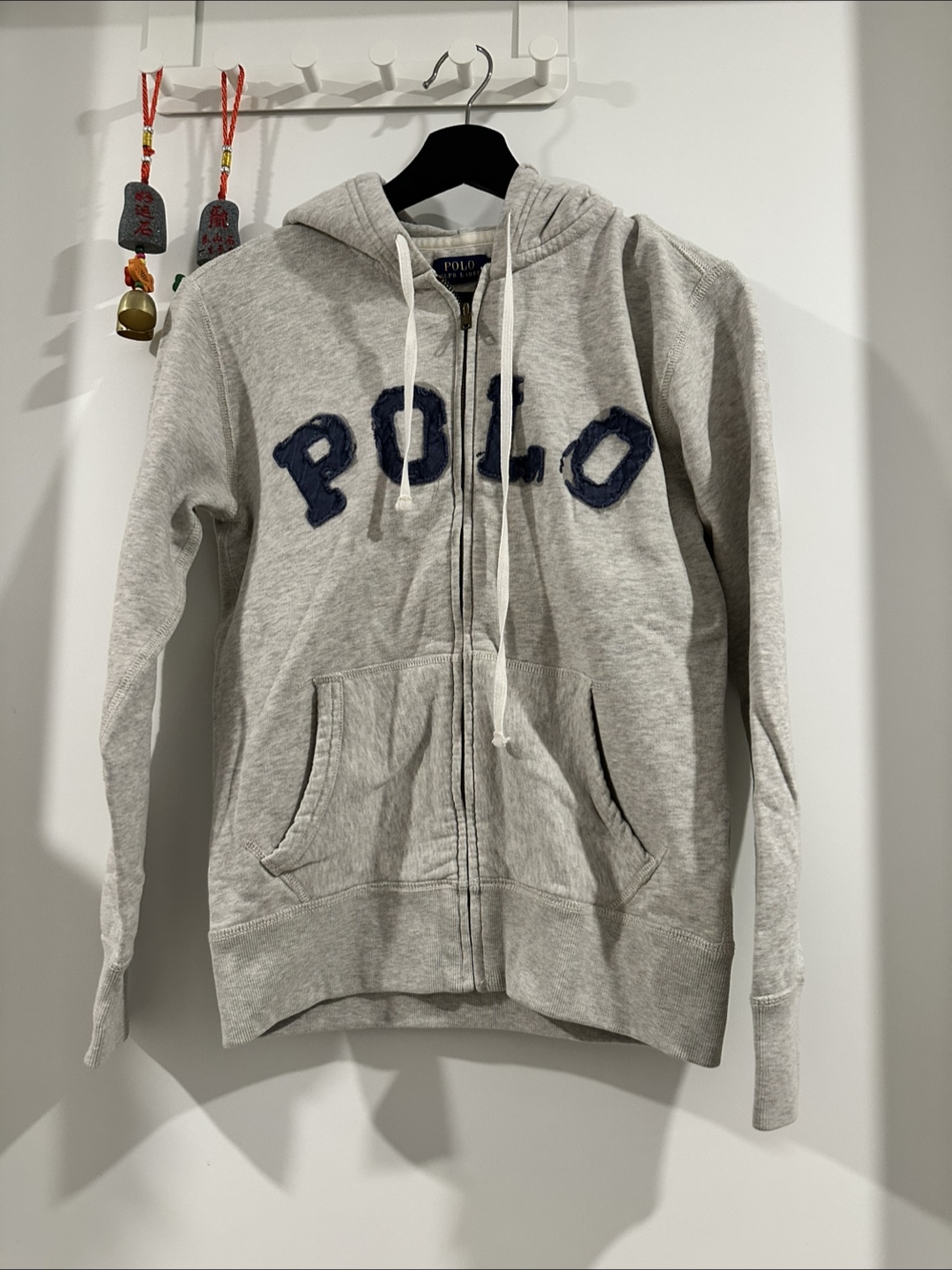 Polo Ralph Lauren Grey Zip-Up Hoodie