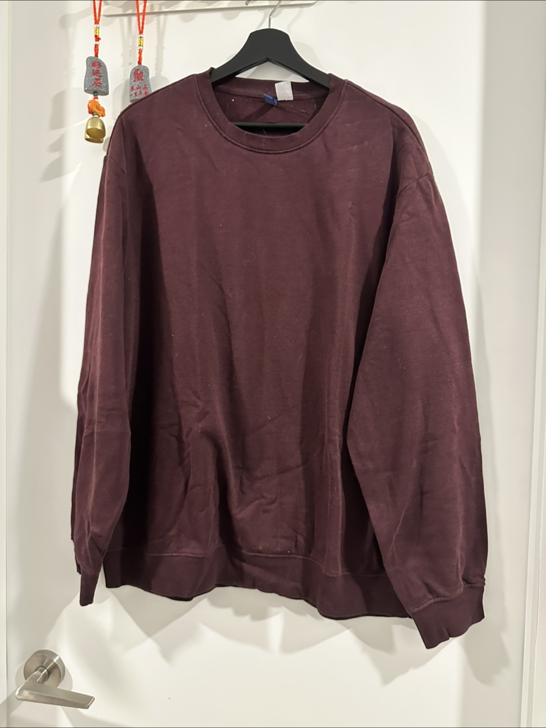 Burgundy Crewneck Sweatshirt