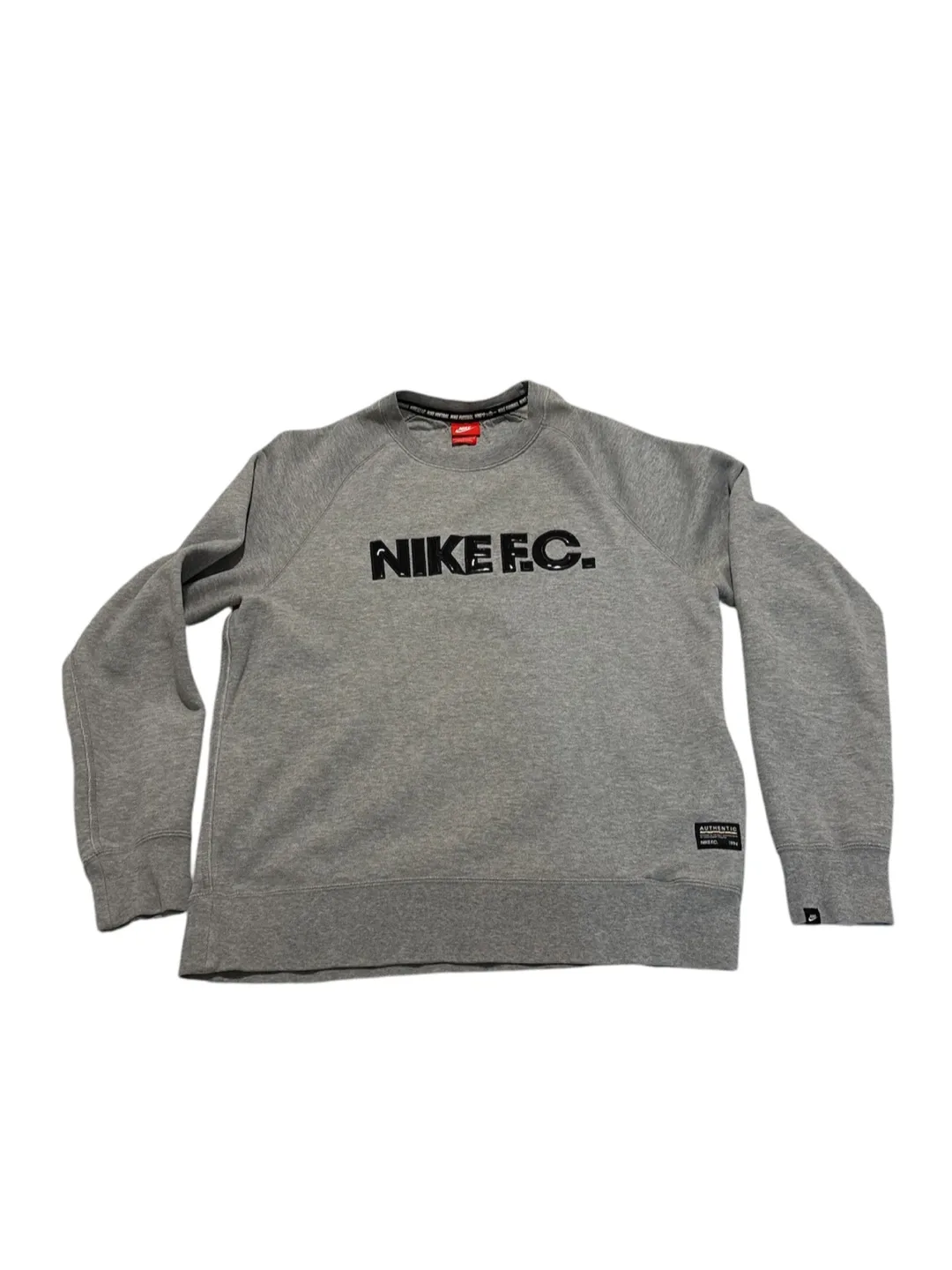 Nike F.C. Authentic Gray Sweatshirt