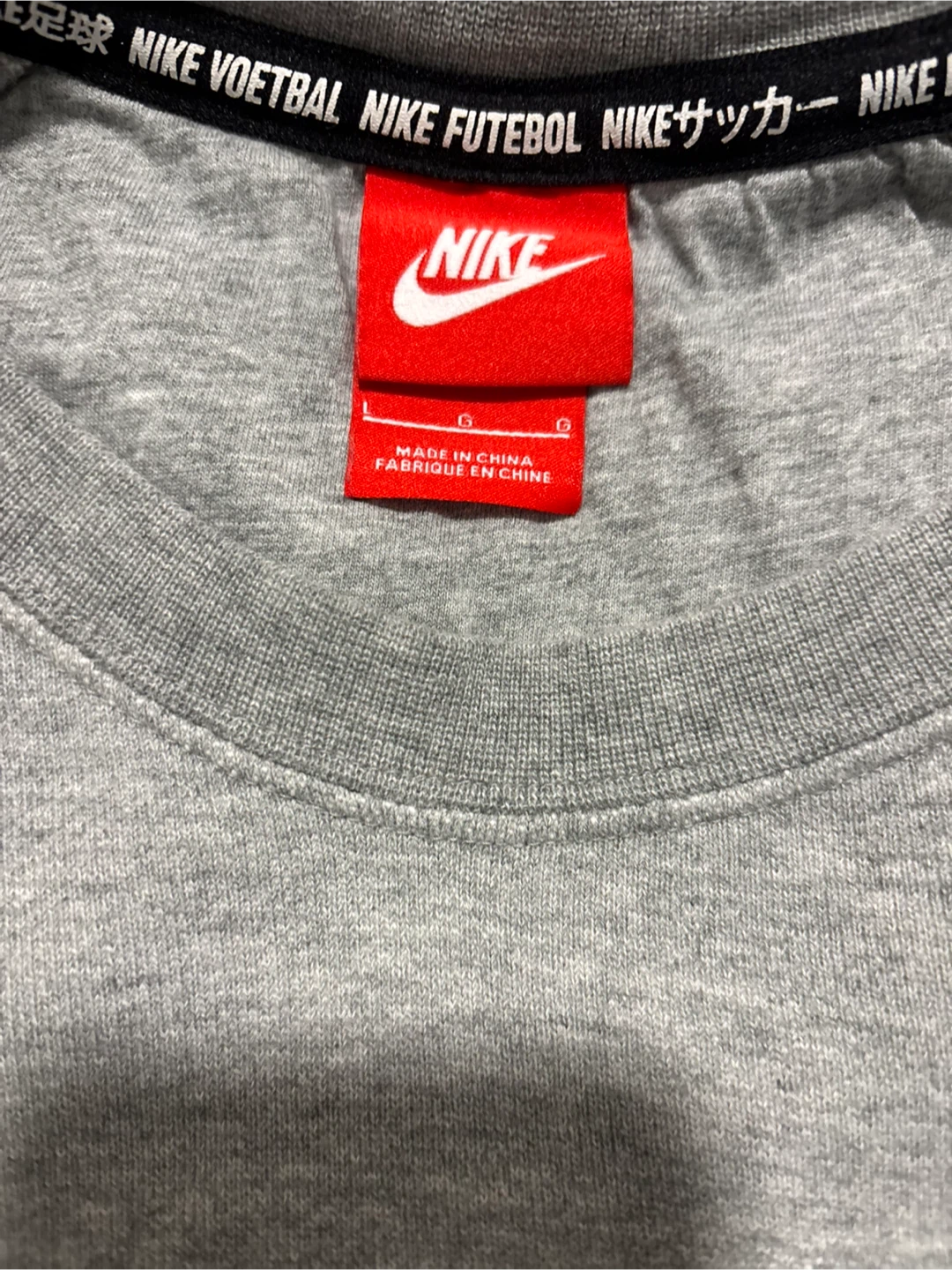 Nike F.C. Authentic Gray Sweatshirt - photo 5