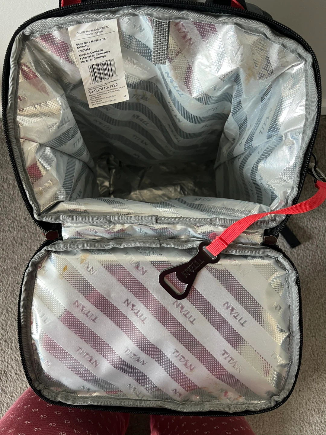 Titan Deep Freeze Backpack Cooler with Ice Walls - photo 2