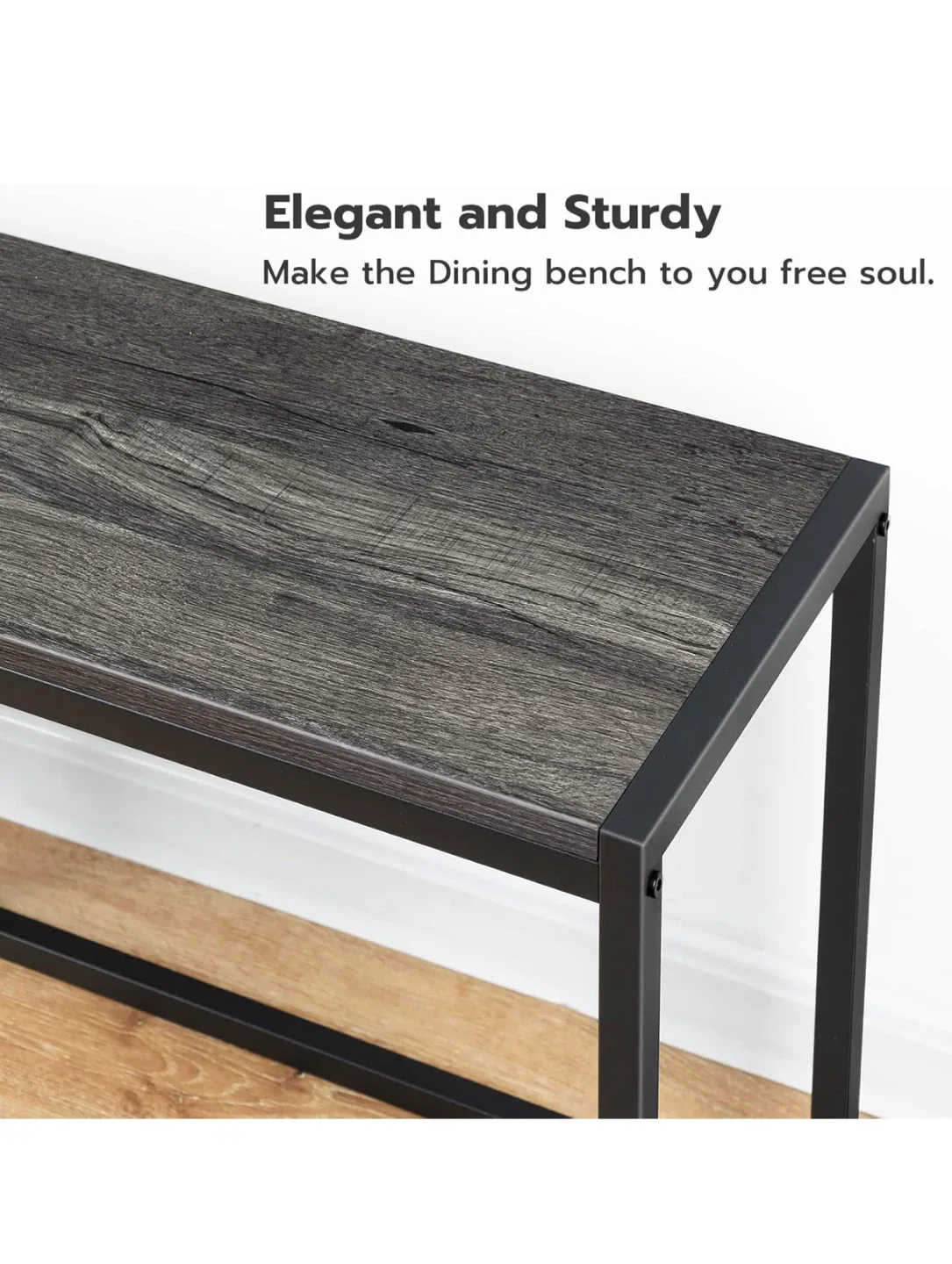 Entryway Bench - Wood & Metal Frame image indicator(7)