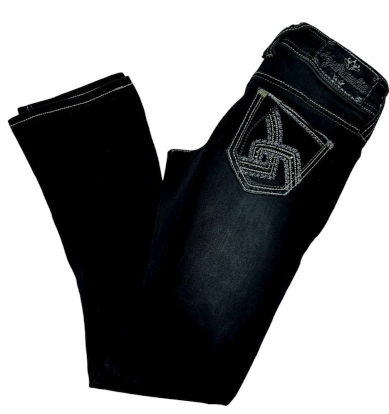 Hydraulic Dark Wash Flare Jeans - Size 0 - photo 2