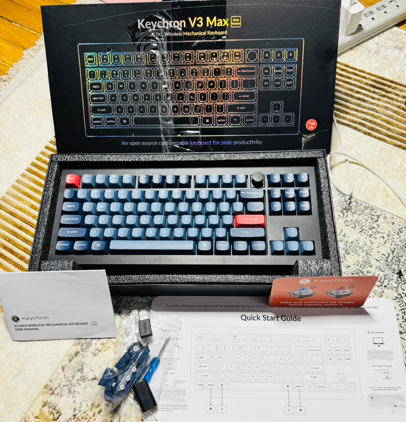 Keychron V3 Max Wireless Mechanical Keyboard thumbnail