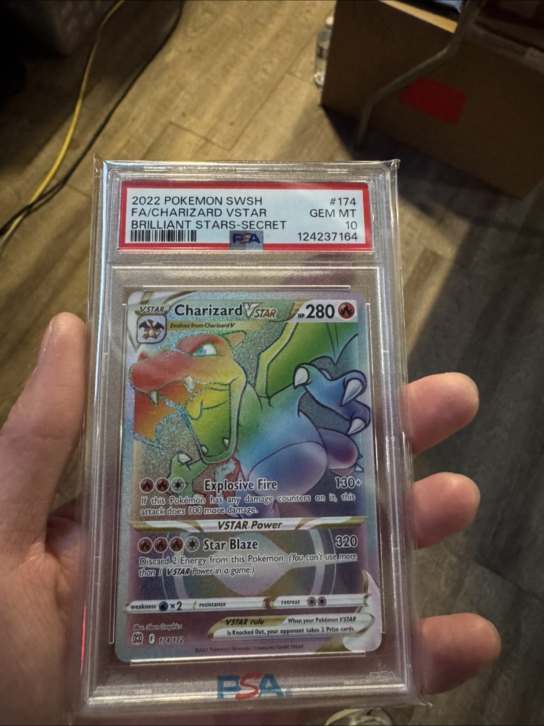 Pokemon Charizard VSTAR 174/172 PSA 10