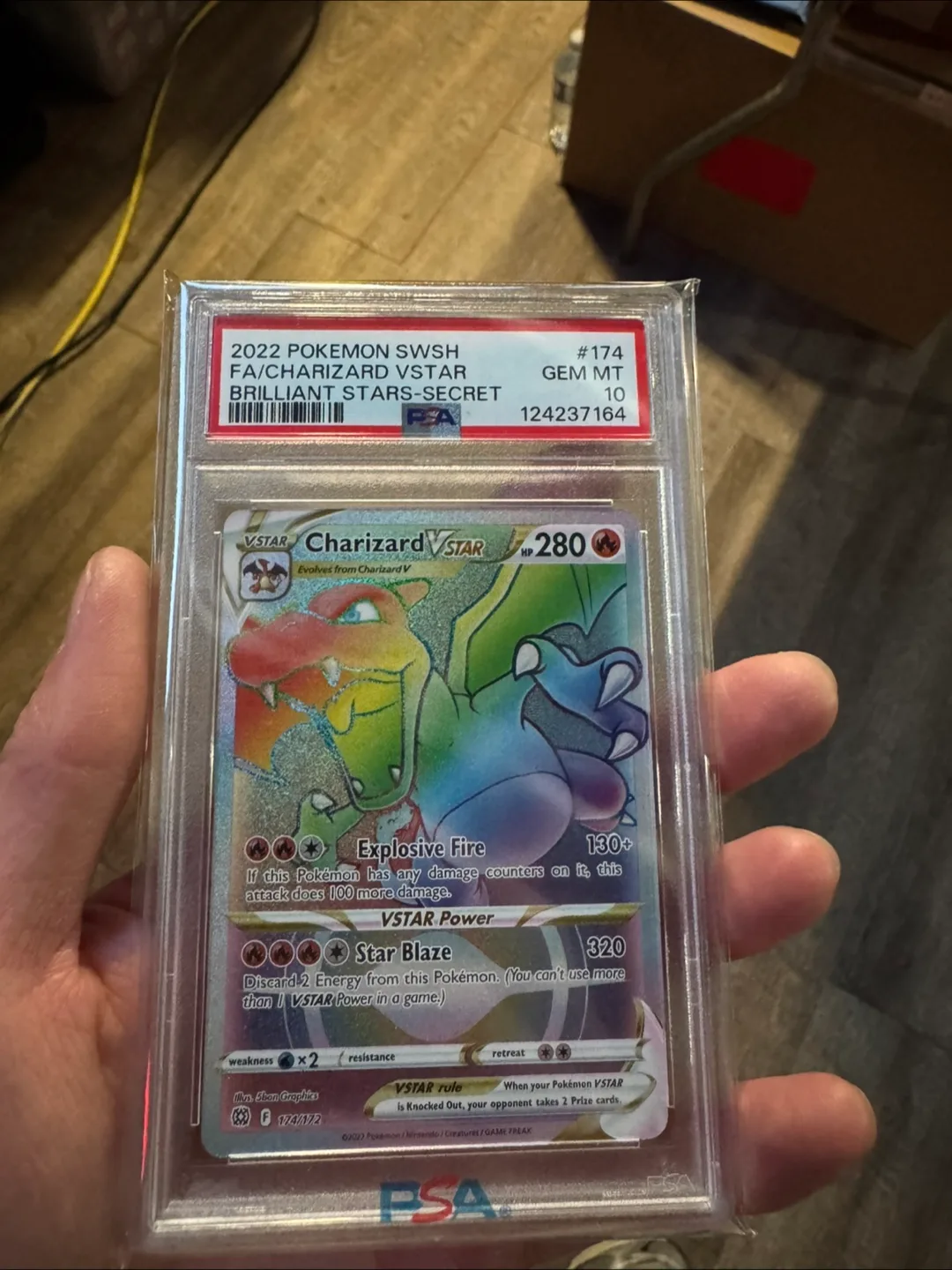 Pokemon Charizard VSTAR 174/172 PSA 10