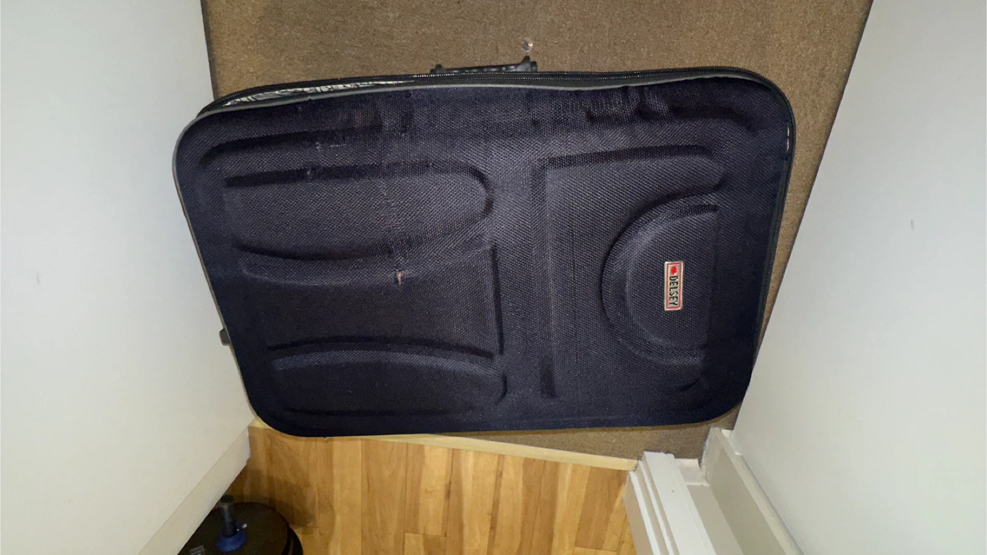 Delsey Black Rolling Suitcase