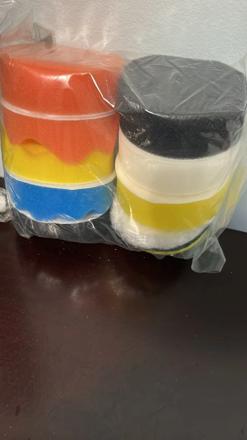 Car perfume hanging and buffing foam attachments image indicator(4)