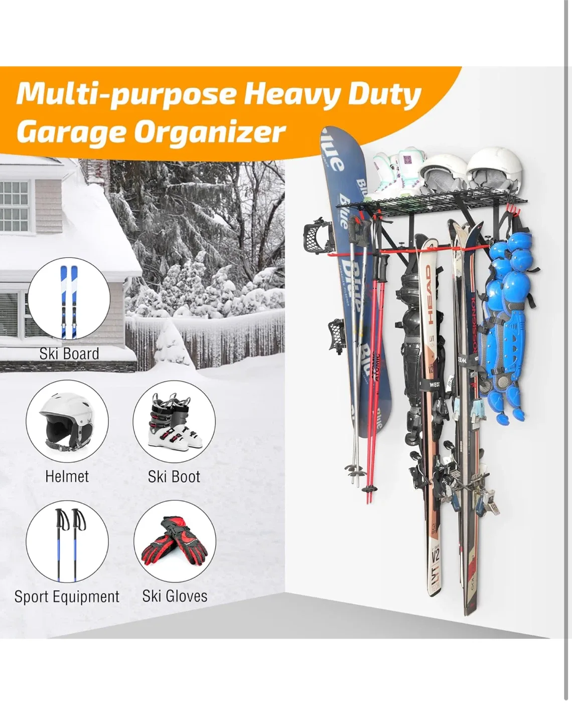 Multi-Purpose Heavy Duty Garage Organizer image indicator(3)