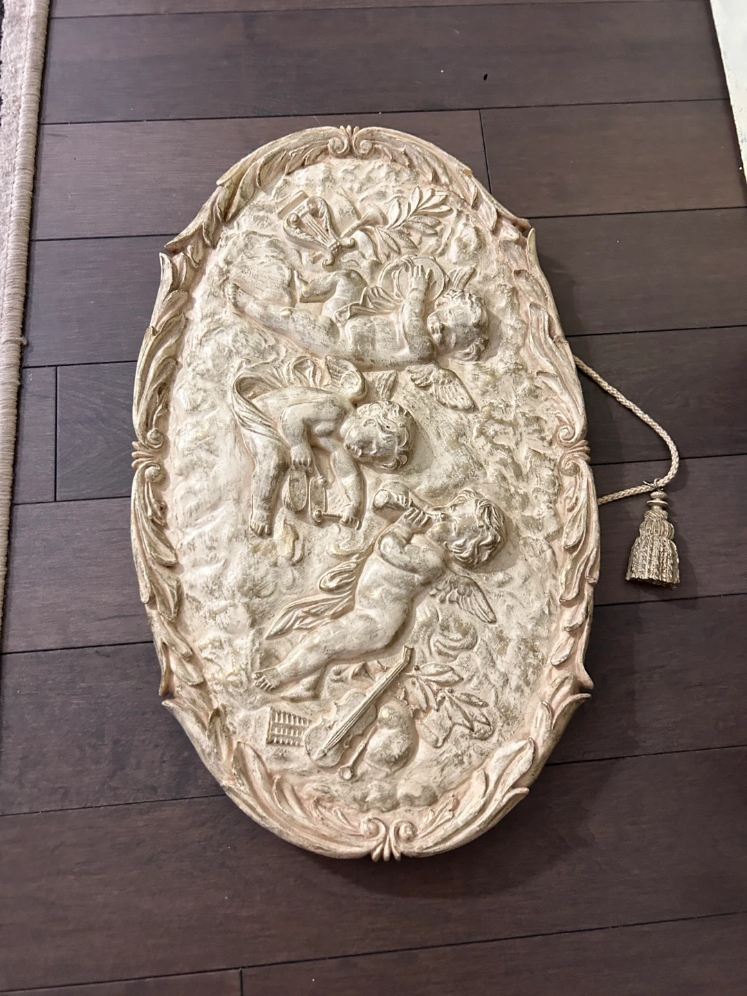 Vintage Cherub Wall Hanging