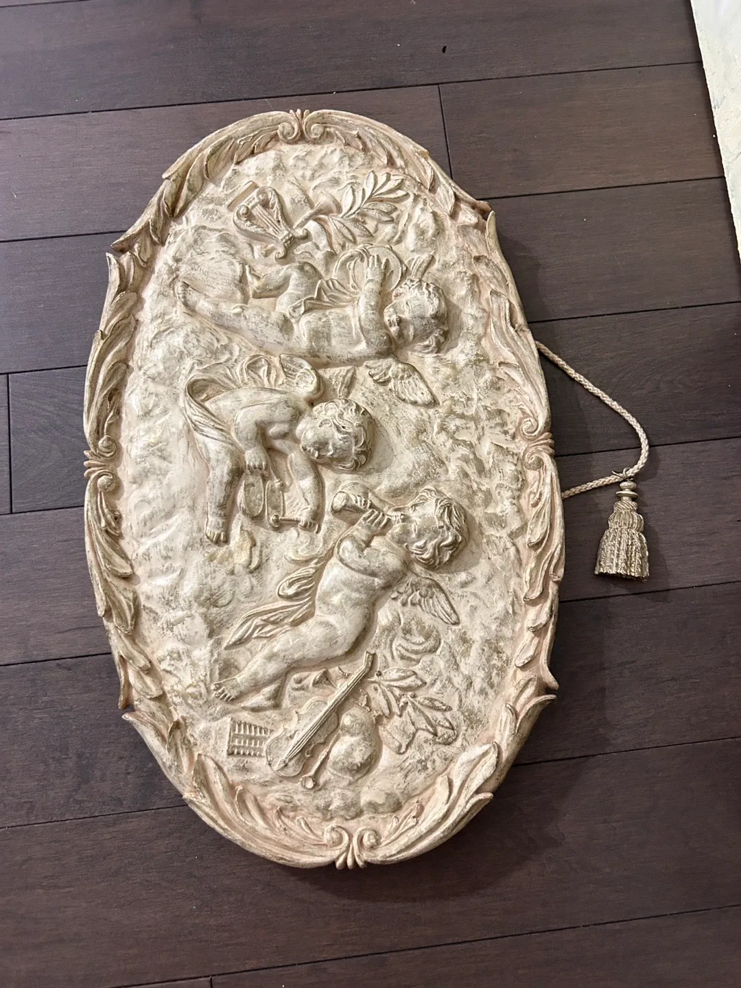 Vintage Cherub Wall Hanging image indicator(6)