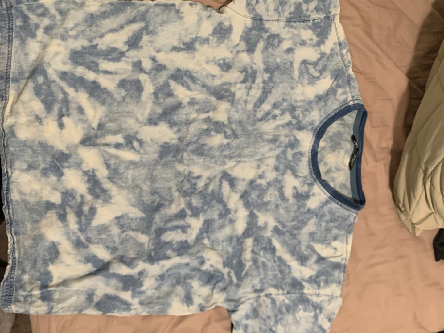 Tie-Dye Shirt - Blue and White