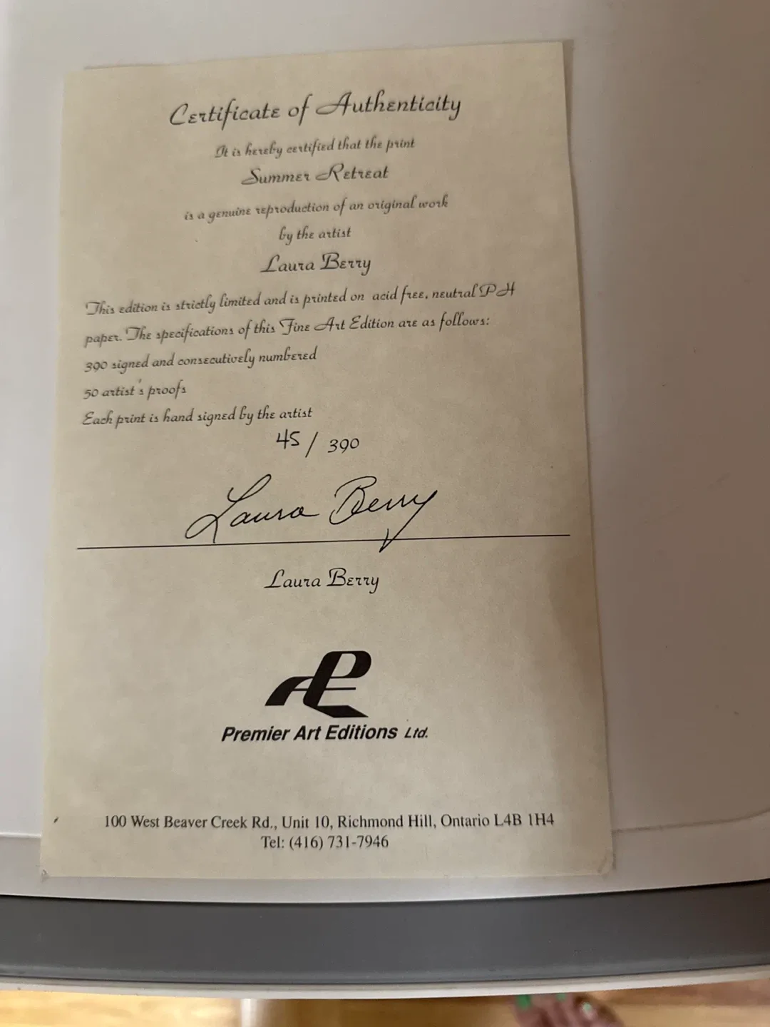 Laura Berry "Summer Retreat" Framed Print image indicator(2)