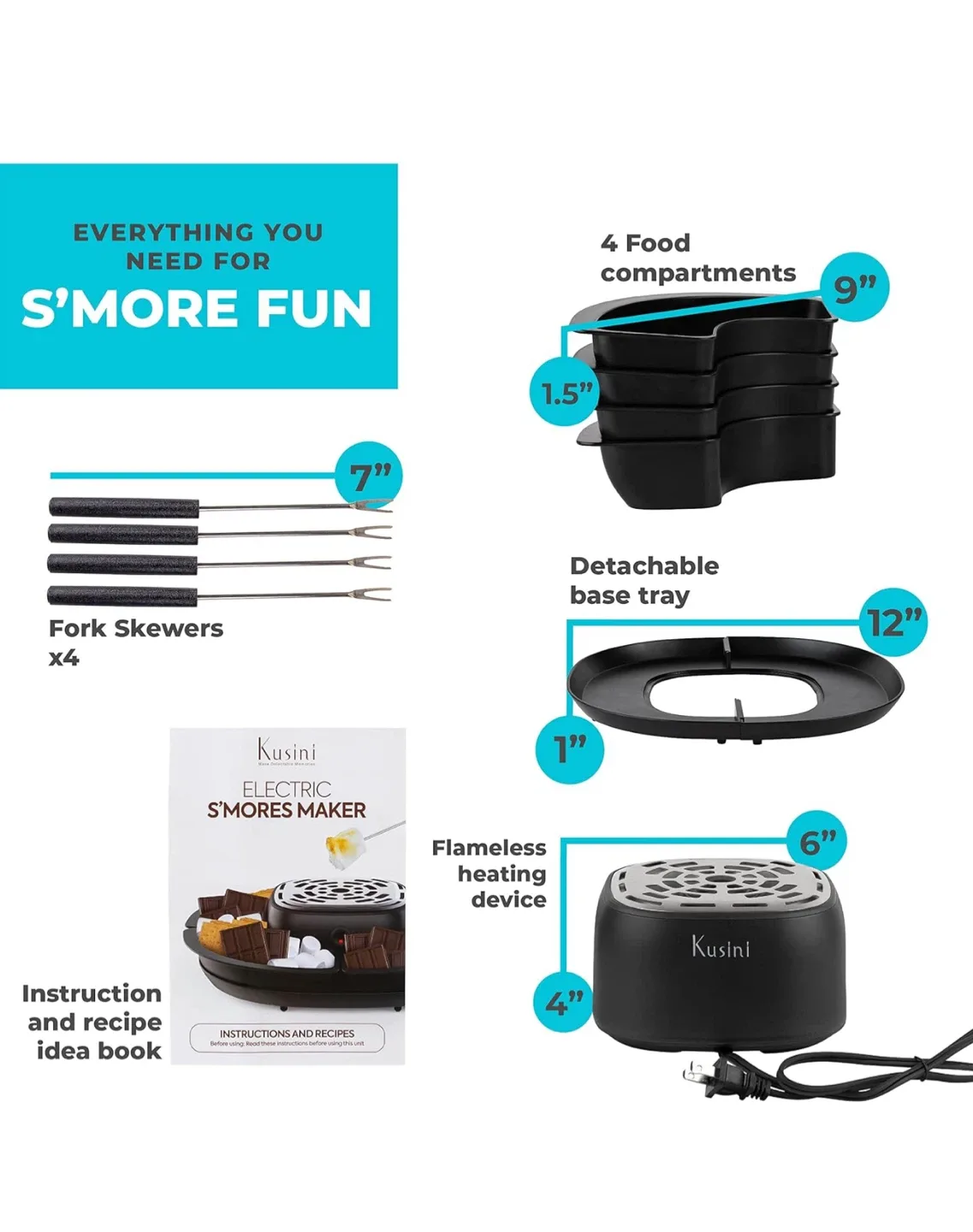Kusini S'mores Maker - Indoor Fun! image indicator(6)