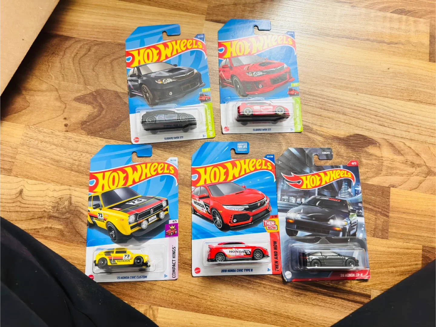 Hot Wheels Diecast Cars - Honda & Subaru