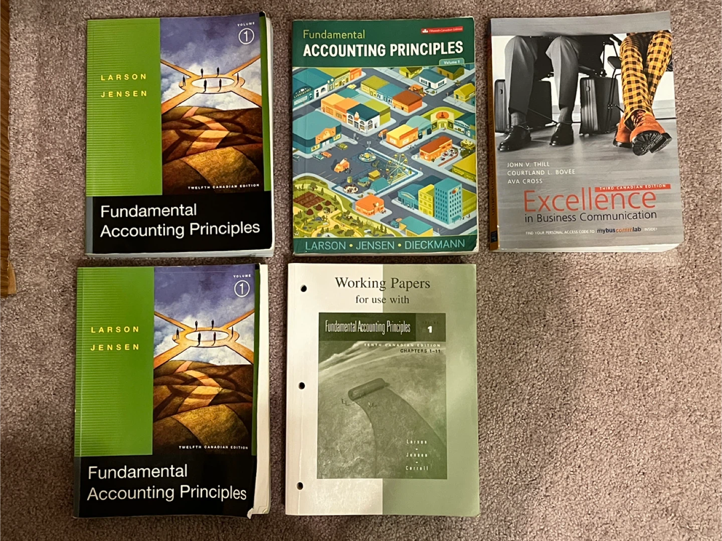Accounting Principles & Business Communication Books