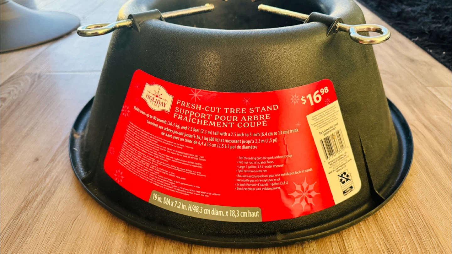 Holiday Time Fresh Cut Tree Stand - photo 4