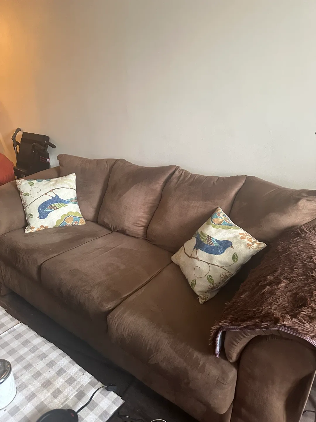 Brown Sofa and Armchair Set image indicator(3)