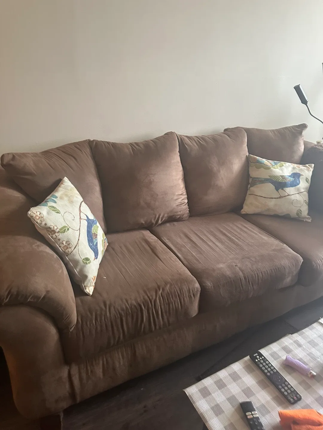 Brown Sofa and Armchair Set image indicator(2)