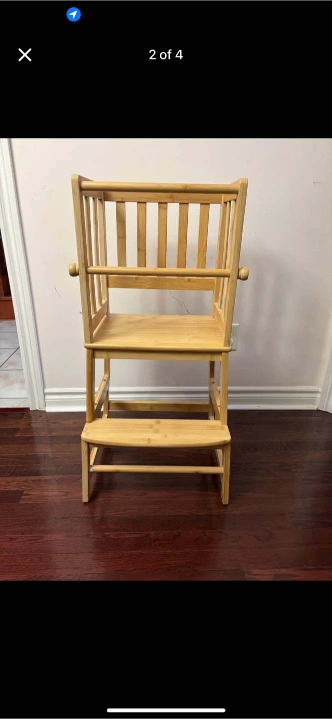 Wooden Kids Learning Tower image indicator(2)