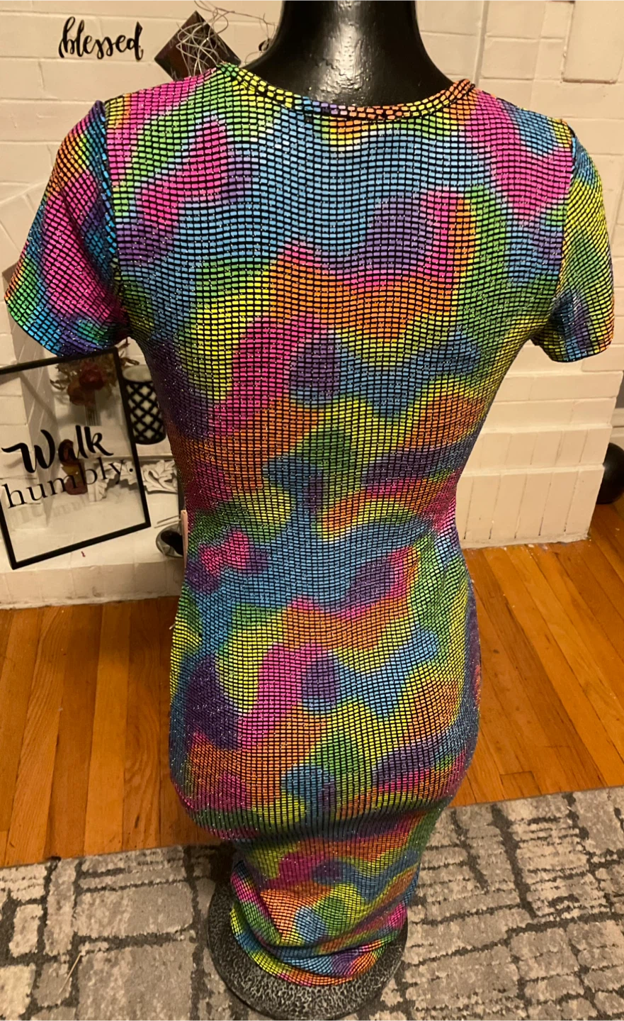 Fashion Nova Rainbow Dress - photo 3