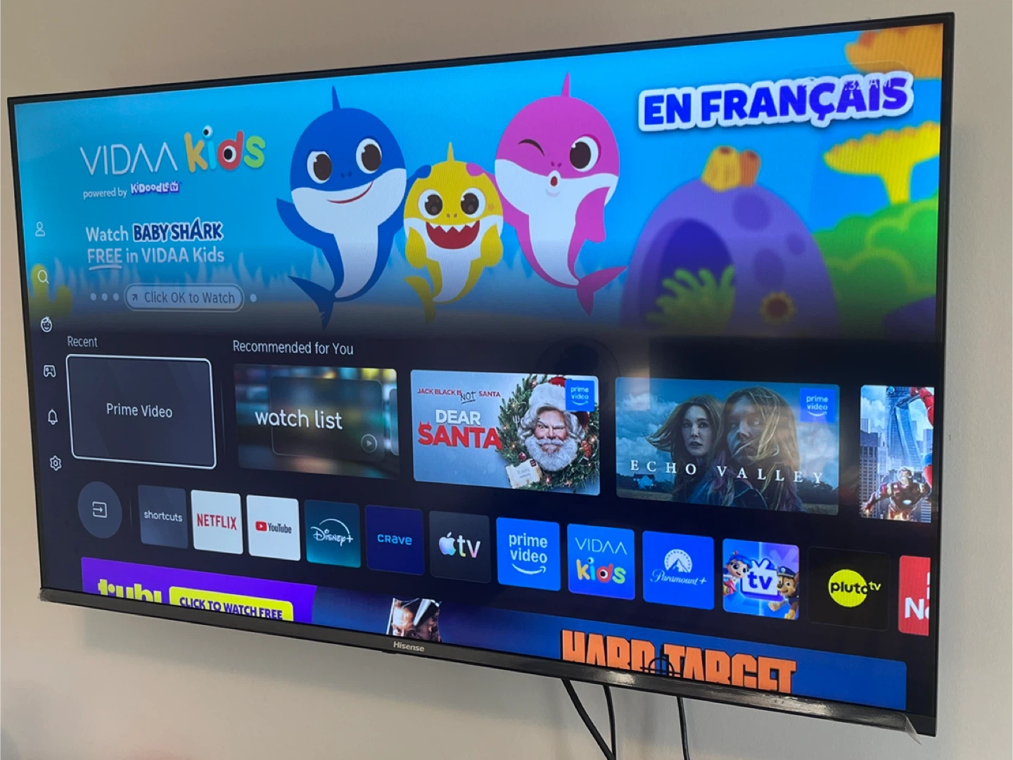 Hisense 43” VIDAA Smart TV — Like new - photo 3