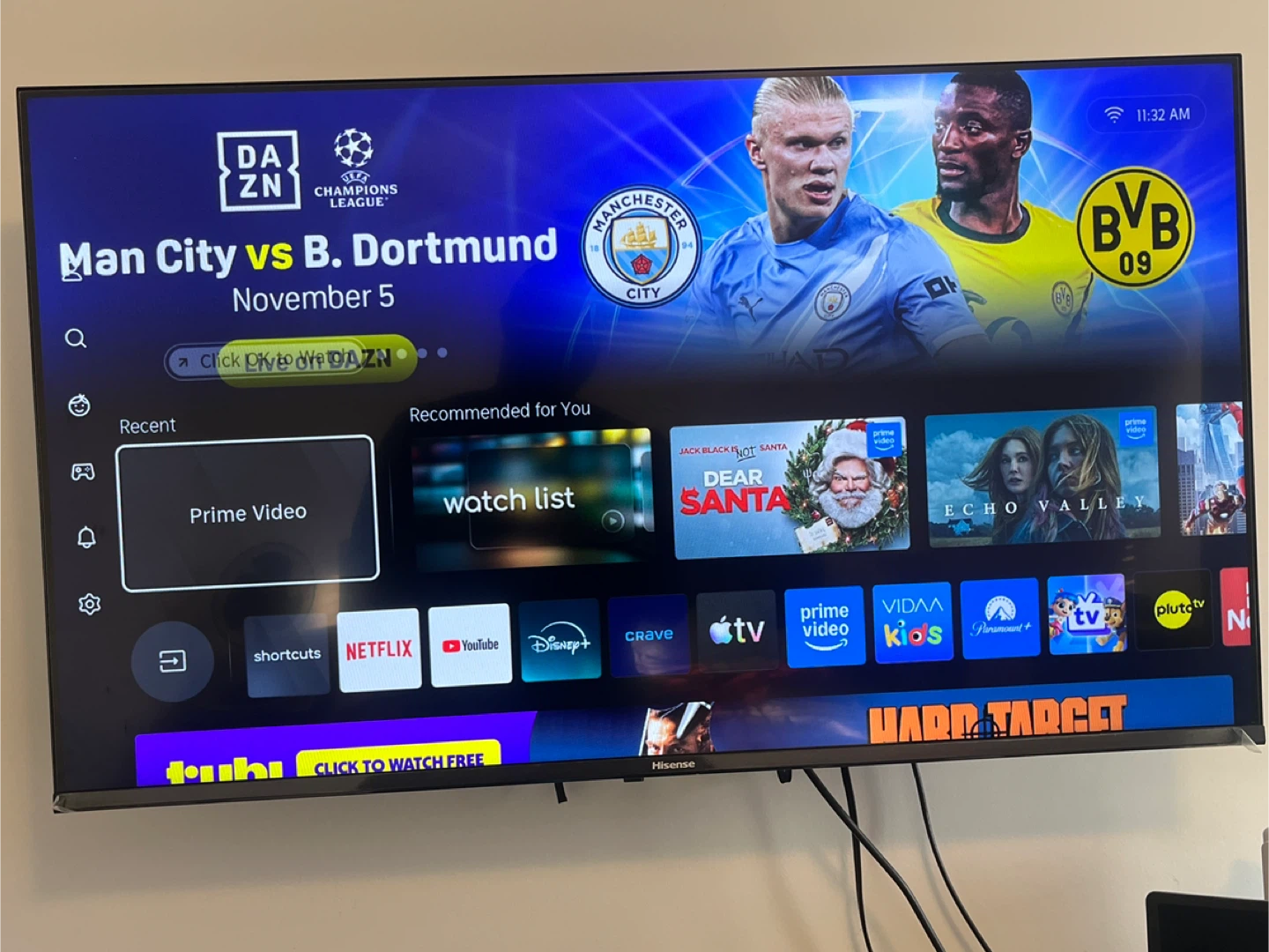 Hisense 43” VIDAA Smart TV — Like new - photo 2