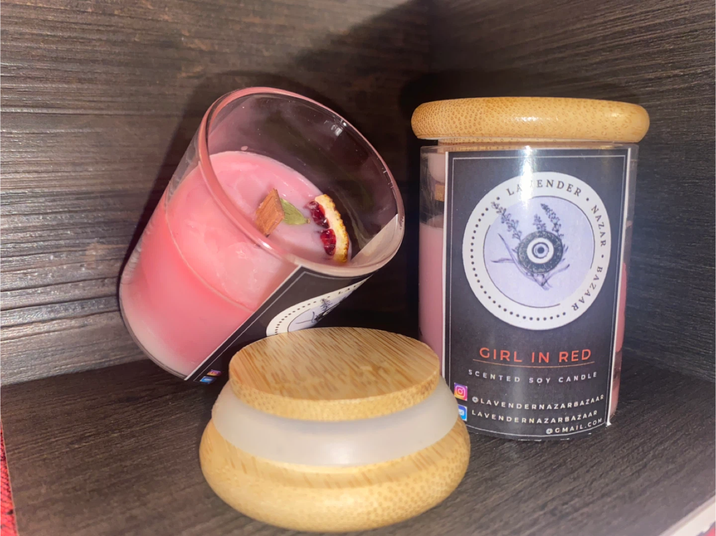 🥕Soy wax candle: Girl In Red