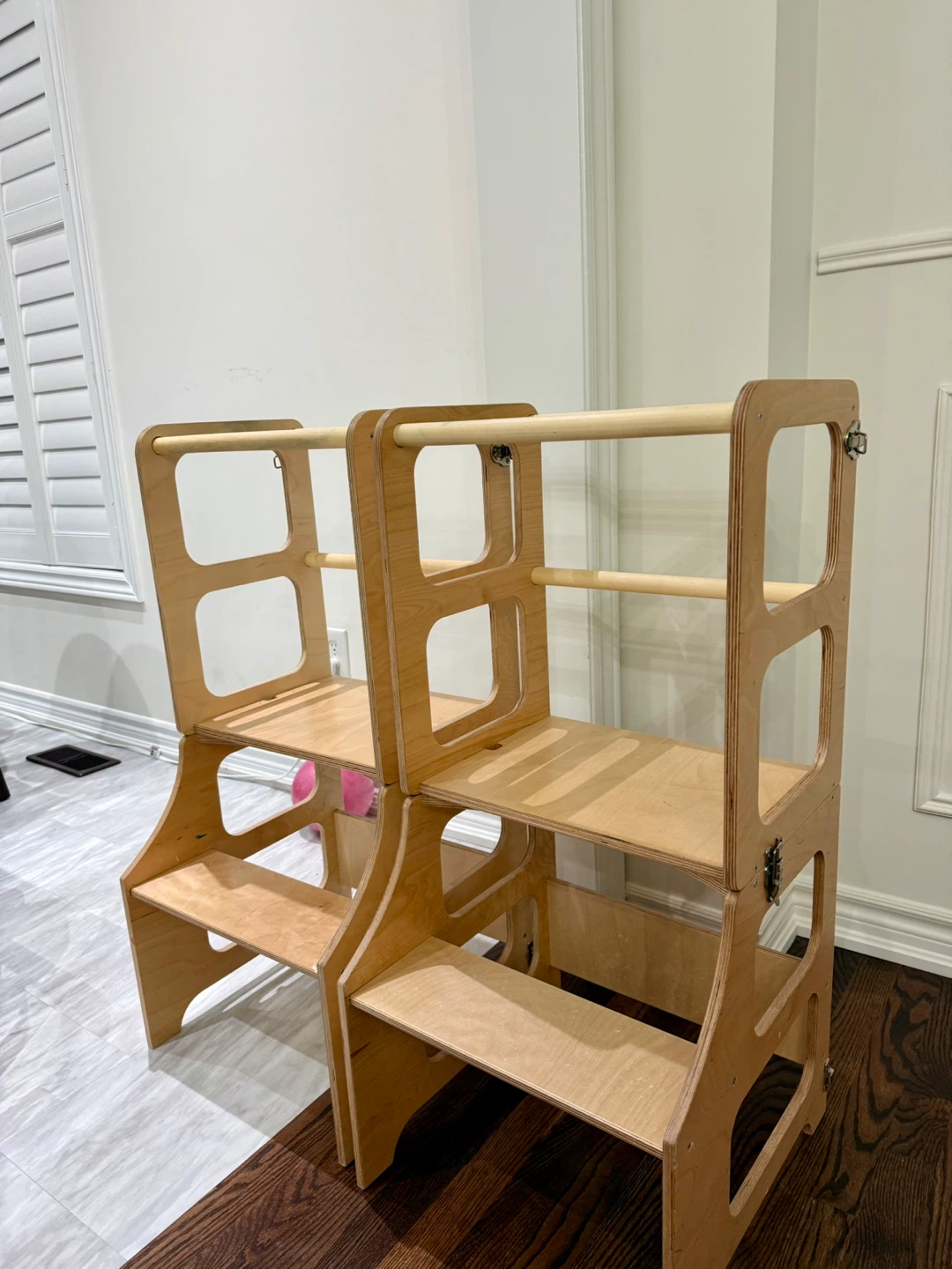 Wooden Kids Learning Tower and Table