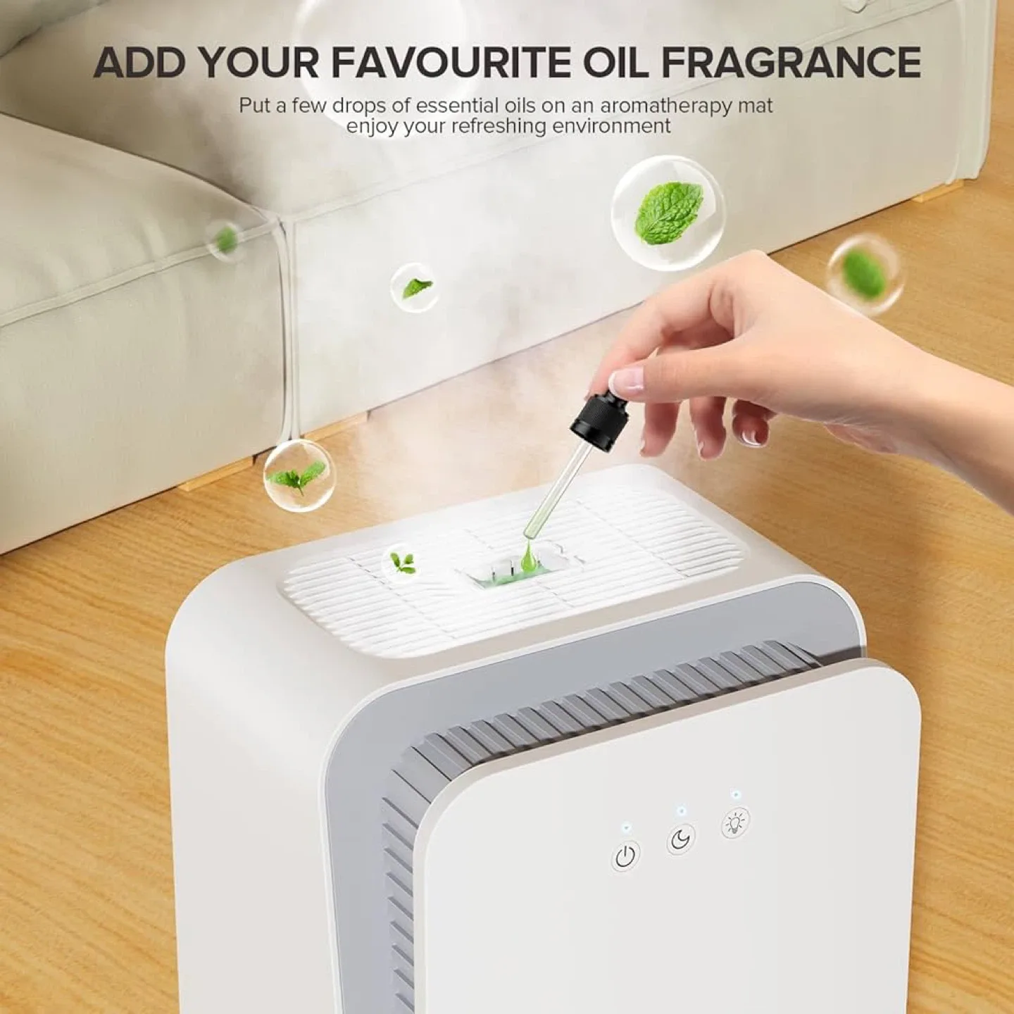 Dehumidifier with 7 Ambient Lighting Colors image indicator(2)