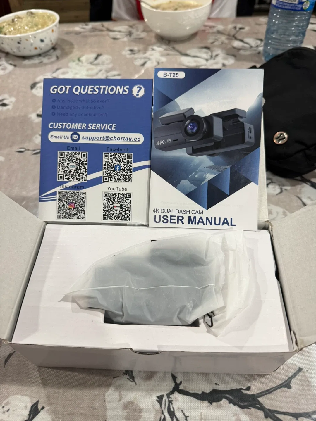 4K WiFi Ultra HD Dual Dash Cam - New in Box! image indicator(5)