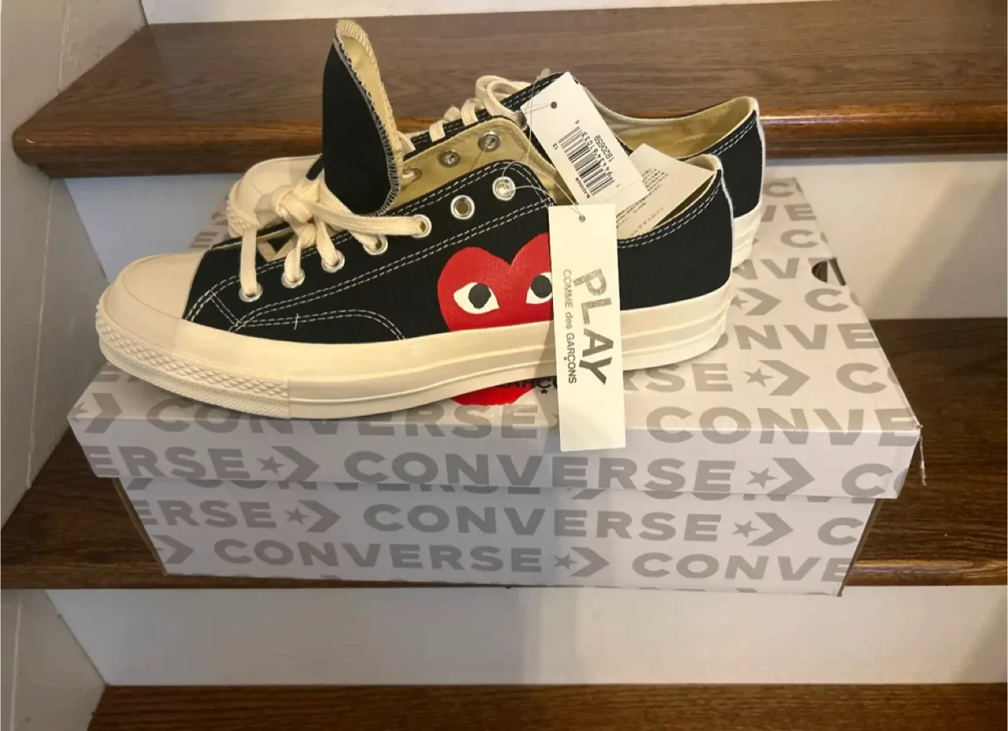 Comme des Garçons PLAY x Converse Chuck 70 Black US 9